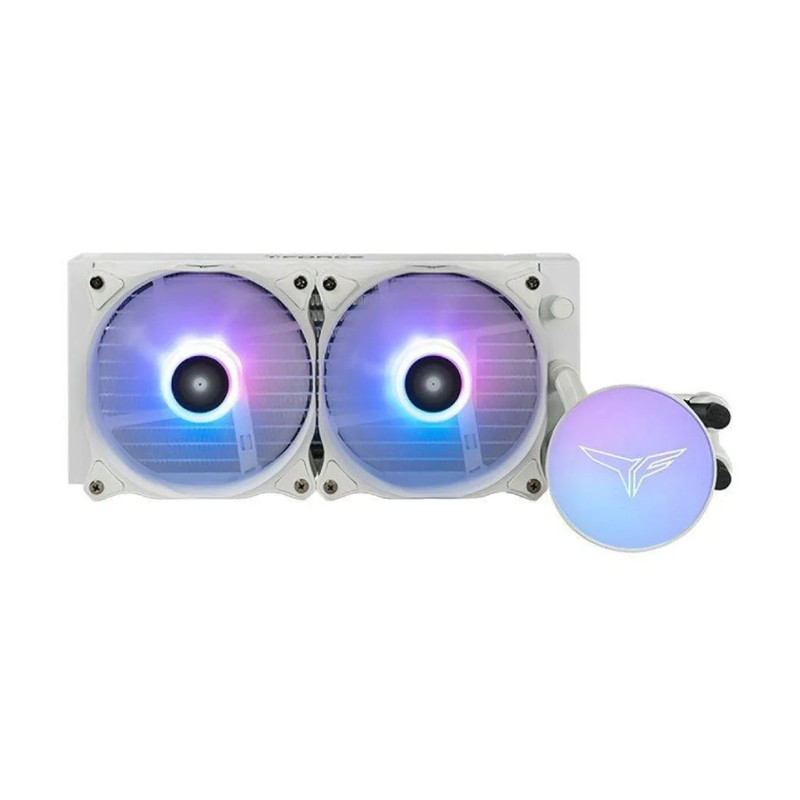 Team Group Siren GD240 / GD240E All-in-One ARGB CPU Liquid Cooler - White - مبرد